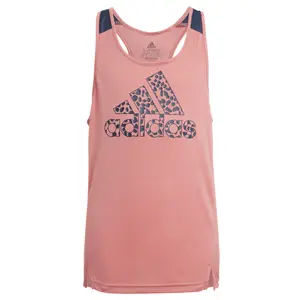 Camiseta de tirantes para niños adidas Designed To Move Leopard image-0