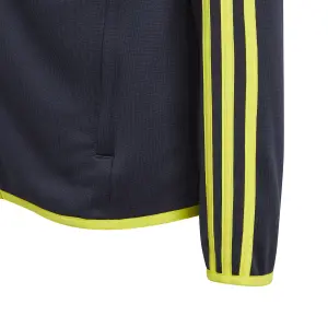 Kinderjack met rits en capuchon adidas D2M 3-Bandes image-4