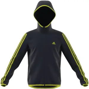 Chaqueta con capucha y cremallera para niños adidas D2M 3-Bandes image-2