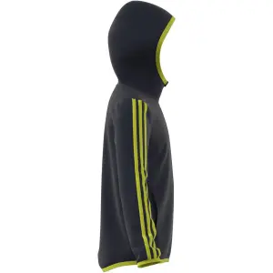 Chaqueta con capucha y cremallera para niños adidas D2M 3-Bandes image-5