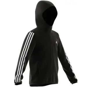 Felpa con cappuccio per bambini con zip adidas D2M 3-Bandes image-5