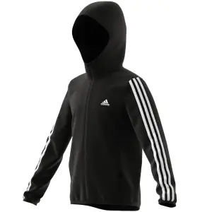 Felpa con cappuccio per bambini con zip adidas D2M 3-Bandes image-2