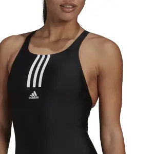 Badeanzug für Frauen adidas Padded Mid Stripes Leg image-6