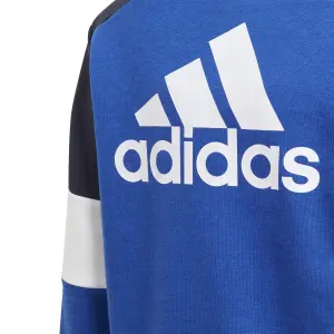 Sudadera con capucha para niños con cremallera adidas Colorblock image-4