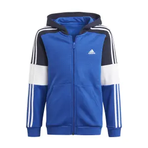 Sudadera con capucha para niños con cremallera adidas Colorblock image-0
