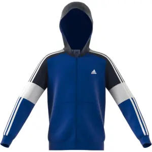 Sudadera con capucha para niños con cremallera adidas Colorblock image-3