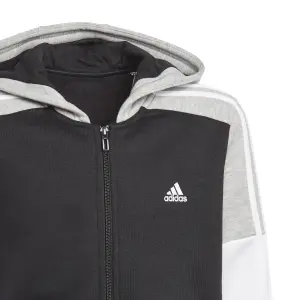 Sudadera con capucha para niños con cremallera adidas Colorblock image-4