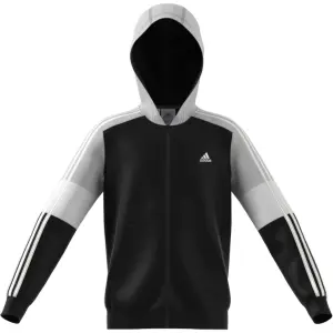 Sudadera con capucha para niños con cremallera adidas Colorblock image-3