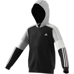 Sudadera con capucha para niños con cremallera adidas Colorblock image-2