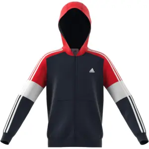 Sudadera con capucha para niños con cremallera adidas Colorblock image-3