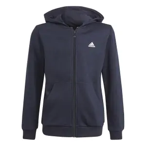 Chaqueta con capucha y cremallera para niños adidas Essentials image-0