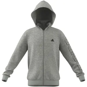 Chaqueta con capucha y cremallera para niños adidas Essentials Logo image-2