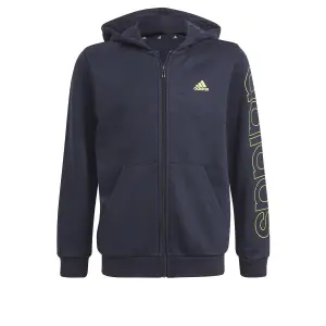 Sudadera con capucha para niños con cremallera adidas Essentials Logo image-6