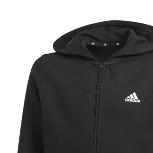 Sudadera con capucha para niños con cremallera adidas Essentials Logo image-2