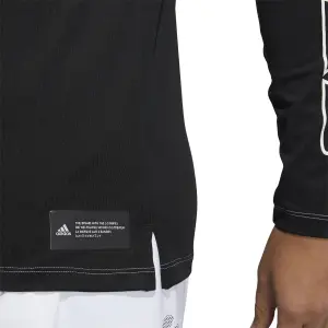 Camiseta de manga larga adidas FB Hype image-4