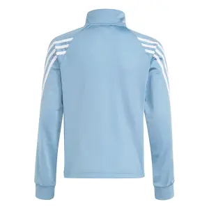 Tuta per bambini adidas 3-Bandes Team Primegreen image-4