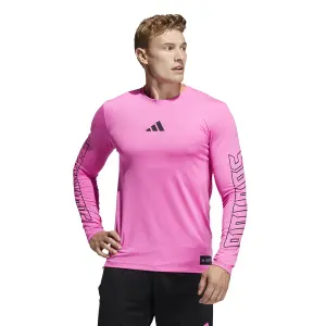 Camiseta de manga larga adidas FB Hype image-4