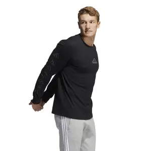 Camiseta de manga larga adidas Geo Graphic image-5