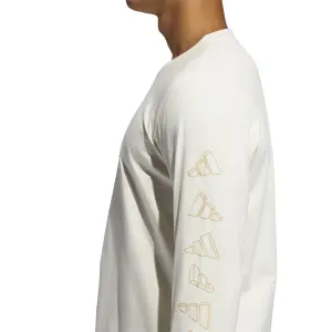 Camiseta de manga larga adidas Geo Graphic image-2