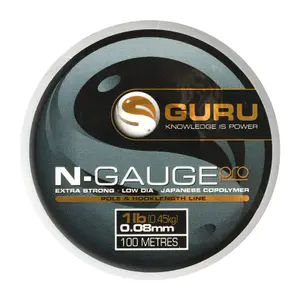 Ειδική γραμμή νάιλον Guru N-Gauge Pro (0,08mm – 100m) image-0