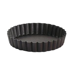 293570-round-fluted-tart-mould-gobel-black-10-cm