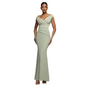 Off-the-shoulder Dress Women Goddiva Maxi