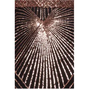 Damesjurk Goddiva Starburst Sequin Maxi image-1