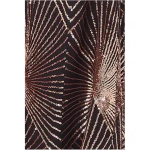 Damesjurk Goddiva Maternity Starburst Sequin image-3