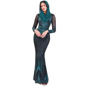 Strakke damesjurk Goddiva Modesty Starburst Sequin image-0