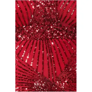 Strakke damesjurk Goddiva Starburst Sequin image-2