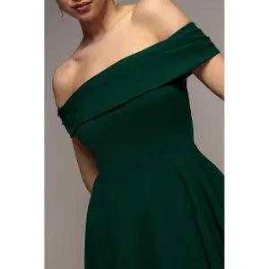 Robe patineuse mini bustier em crepe mulher Goddiva image-3