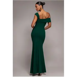 Off-the-shoulder-kjole til kvinder Goddiva Maxi image-1