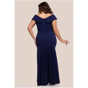 Women's maxi dress Goddiva Scuba Crepe image-1