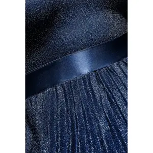 Pleated dress for women Goddiva Bardot image-3