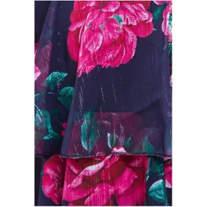 Damesjurk Goddiva Maternity Layered Floral image-3