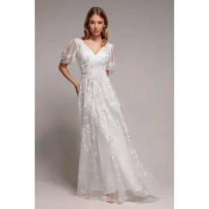 Kleid Damen Goddiva Embroidered image-1