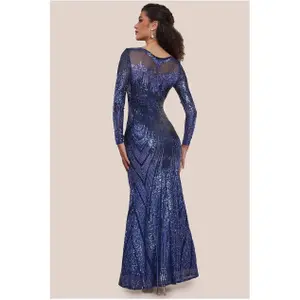 Hudnær kjole til kvinder Goddiva Aztec Sequin image-2
