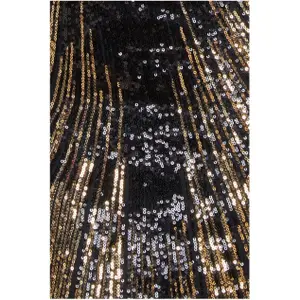 Hudnær kjole til kvinder Goddiva Aztec Sequin image-3