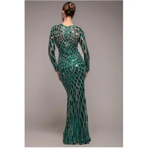Women's dress Goddiva Geo Sequin image-1