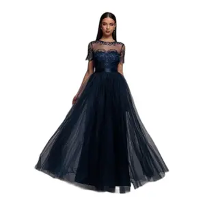 Sukienka damska Goddiva Embroidered Mesh
