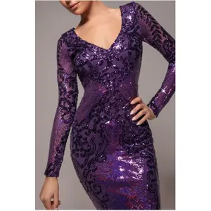 Women's dress Goddiva Contrast Sequin image-2