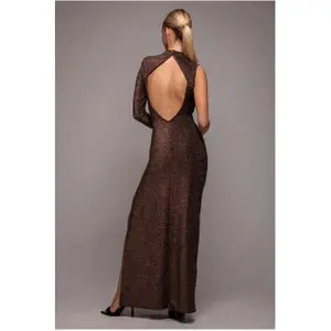 Γυναικείο φόρεμα Goddiva Open Back One image-1