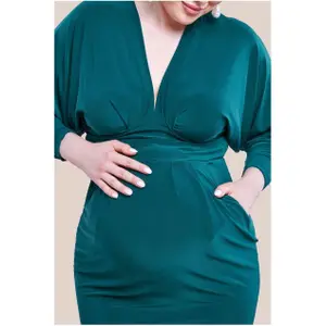 Γυναικείο φόρεμα Goddiva Maternity Batwing image-2