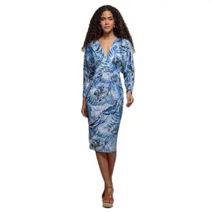 Damska sukienka z nadrukiem Goddiva Tropical image-0