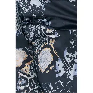 Γυναικείο φόρεμα τύπου παλτό Goddiva Maternity Tassel Foil Print Wrap image-3
