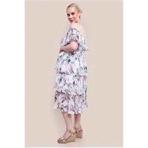 Kjole til kvinder Goddiva Maternity Shirred image-1
