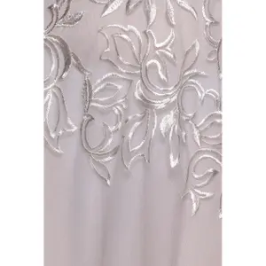 Ρόμπα κεντημένη με δαντέλα γυναίκα Goddiva Maxi image-3