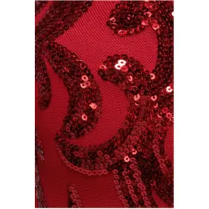 Åtsittande klänning för kvinnor Goddiva Tassel & Sequin Midaxi image-3