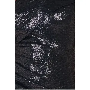 Robe Moulante Longa de Noite com Lantejoulas e com uma Só Alça Mulher Goddiva image-2