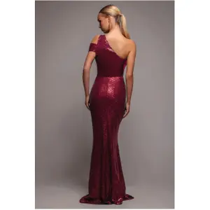 Robe Moulante Longa de Festa com Lantejoulas Senhora Goddiva image-1
